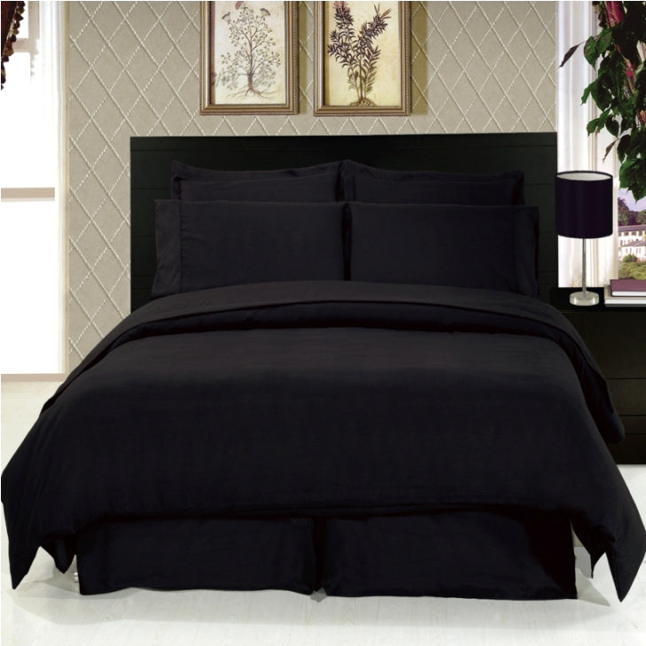 1800 Count Black Sheet Set Pure Egyptian Cotton at AlivePixels.com