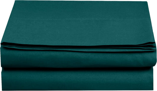Fitted Sheet Teal 1-Piece 1000TC 100% Cotton Deep Pocket