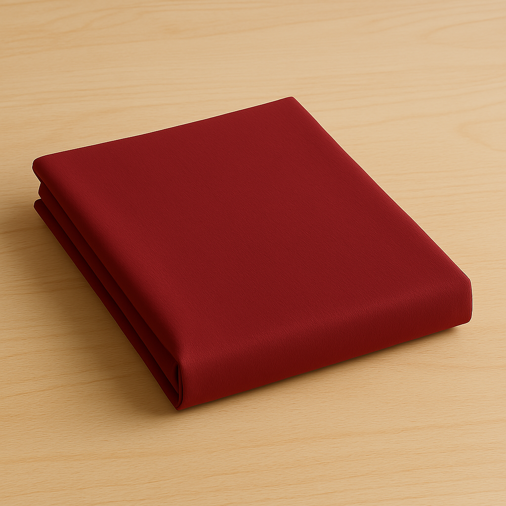Fitted Sheet Burgundy 1-Piece 1000TC 100% Cotton Deep Pocket