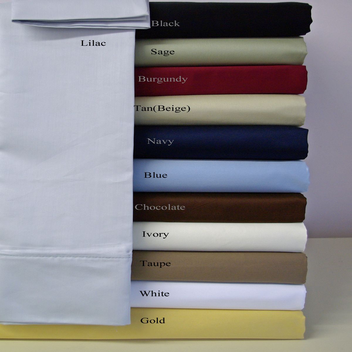 300-TC Solid White Flat sheet 100% Egyptian cotton
